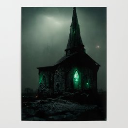 Old Church Poster