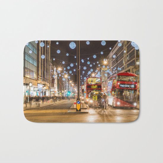 Christmas in London Bath Mat