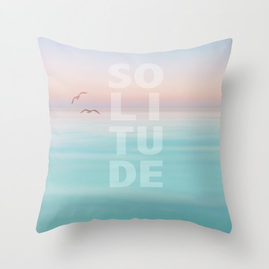 Solitude Throw Pillow