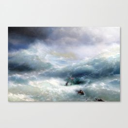 Ivan Aivazovsky - The Wave Canvas Print