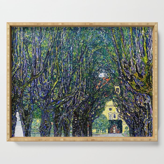 Avenue in the Park of Schloss Kammer (Allee at Schloss Kammer) , Gustav Klimt Serving Tray