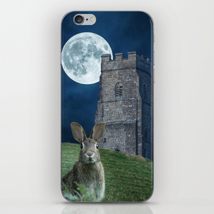 Glastonbury Moon Hare iPhone Skin