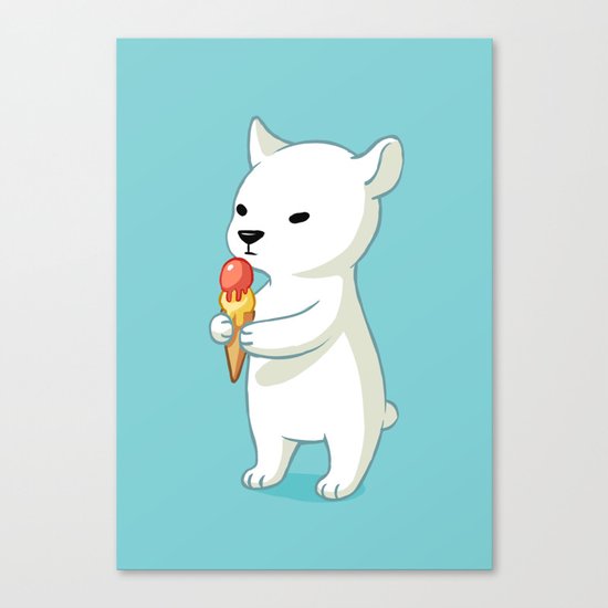 Polar Ice Cream Canvas Print