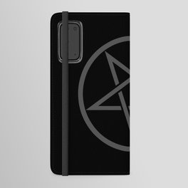 Satanic Pentagram (gray matter edit) Android Wallet Case