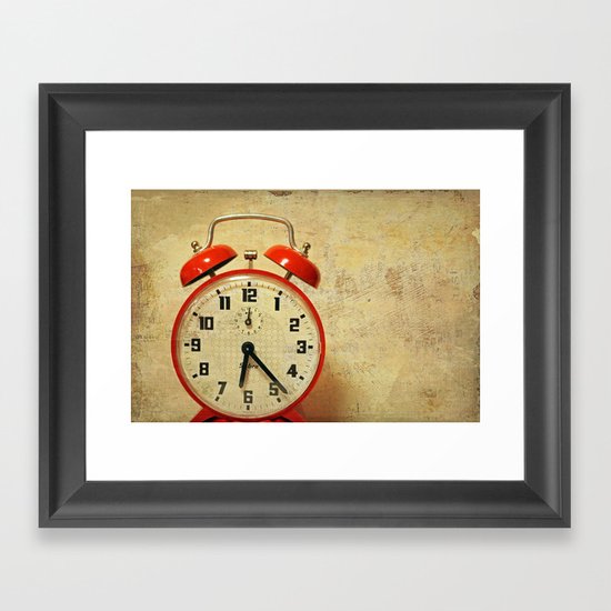 Que horas são ? Framed Art Print