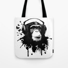 Monkey Business - White Tote Bag