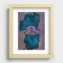 Tahoe Freel Starry Night Recessed Framed Print