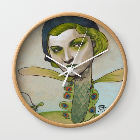 PRETTY'S ON THE INSIDE Wall Clock