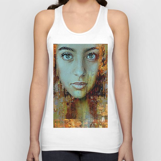 Autumn girl Unisex Tank Top