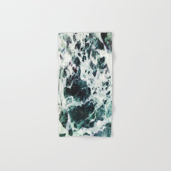 Green Marble Hand & Bath Towel
