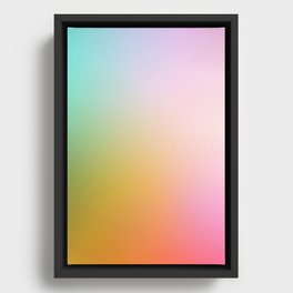 23 Aesthetic Gradient 221103 Valourine Design Framed Canvas | Graphicdesign, Aurora, Minimalist, Minimalism, Aura, Mood, Sunset, Marbling, Minimal, Valourine 