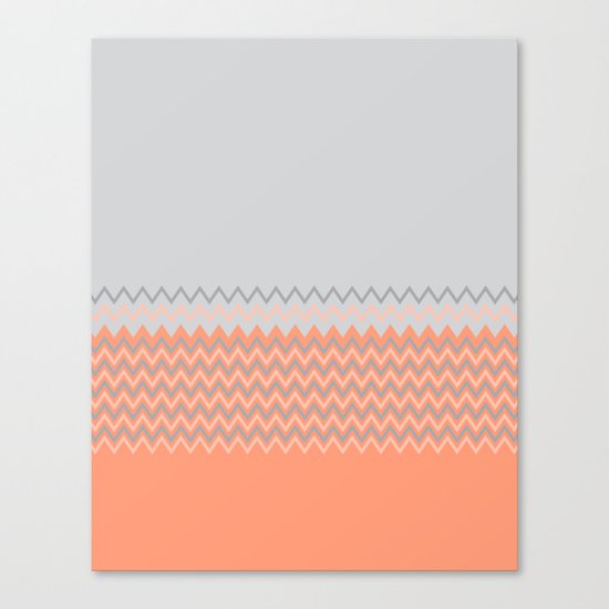 Spring Chevron Canvas Print