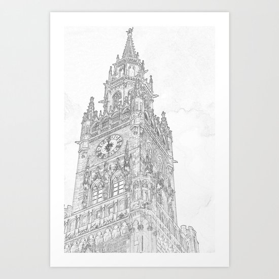 Tower of Big Ben Art Print