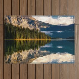 Canada Photography - Canadian Nature Reflected By The Water Outdoor Rug