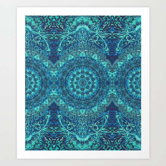 Mandala Sea Art Print