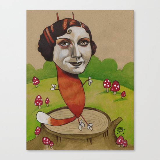 FOXY Canvas Print