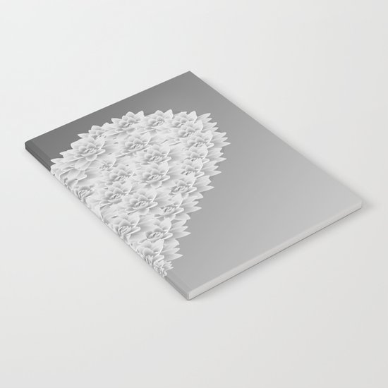 White heart Notebook