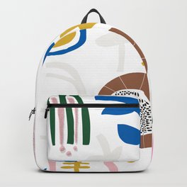 Playground  Backpack | Home, Clothing, Fun, Colourful, Shapes, Homeware, Digital, Pattern, Graphicdesign, Fossdesign 