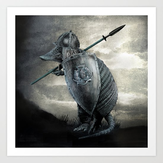Armadillo by Eric Fan & Viviana Gonzalez Art Print
