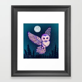 Midnight Owl 2021 Framed Art Print