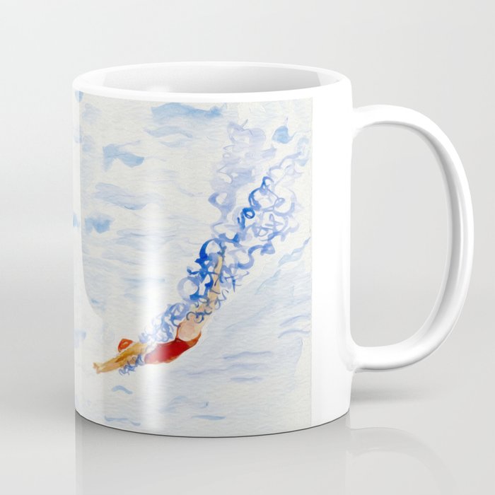 Swimmer - diving Coffee Mug