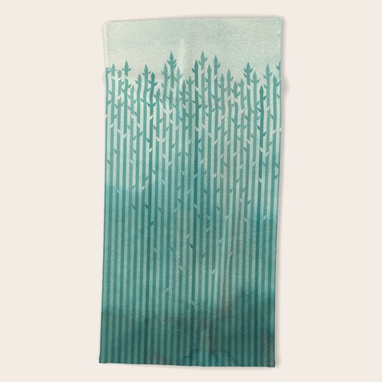 Misty Morning Beach Towel
