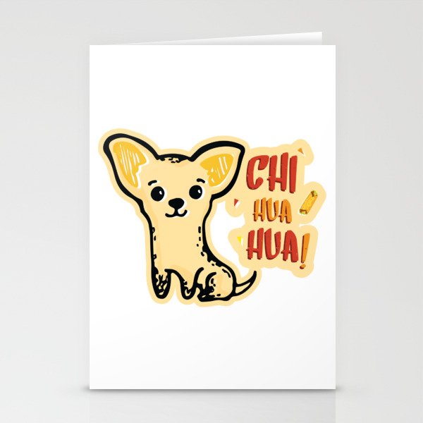 chihuahua dog Stationery Cards