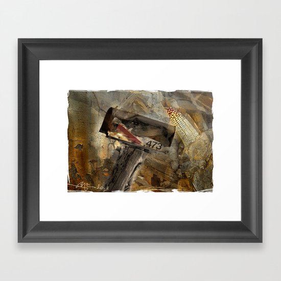 Rural Route 473 Framed Art Print