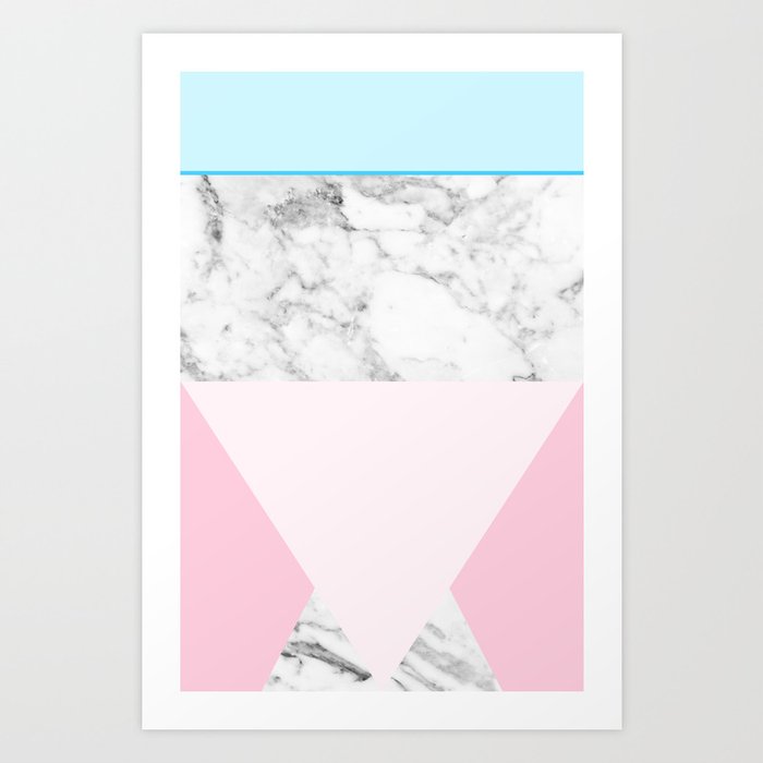 Marble Candy Art Print