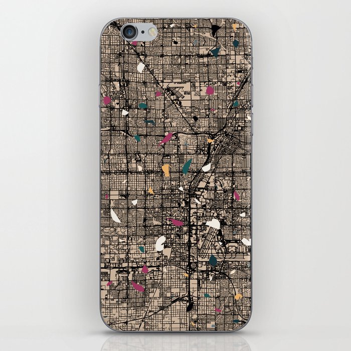 Les Vegas Collage in Terrazzo Style iPhone Skin