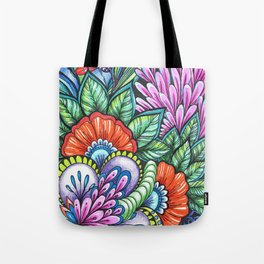 Zenflowers by Olha Chubay Tote Bag