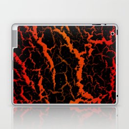 Cracked Space Lava - Red/Orange Laptop Skin