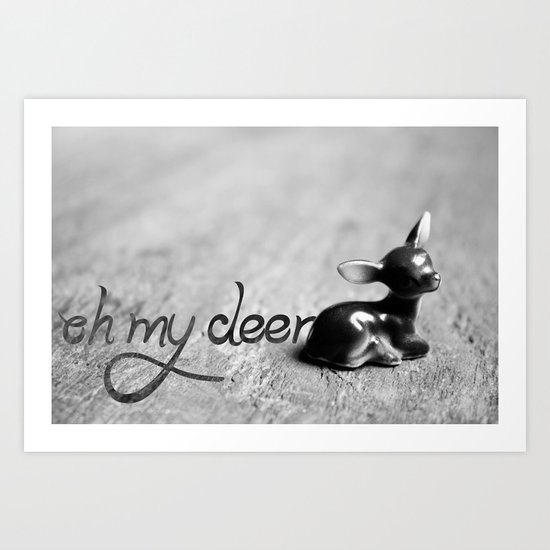oh my deer Art Print