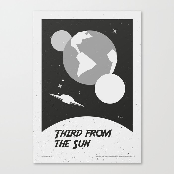 "The Twilight Zone" Third from the Sun Canvas Print