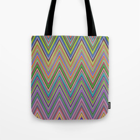 Vivid herringbones Tote Bag