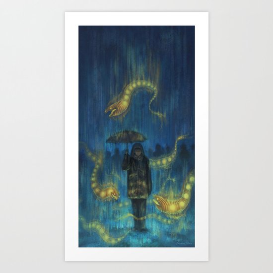 Rainy Days Art Print