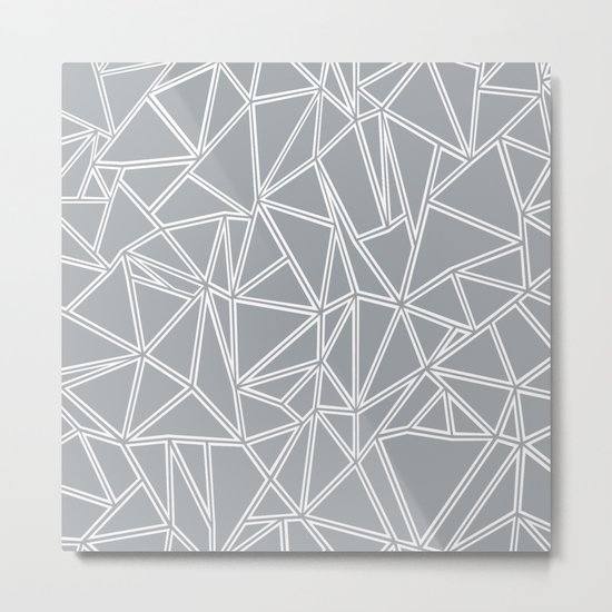 Ab Blocks Grey #2 Metal Print