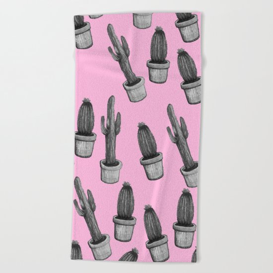 cactus Beach Towel