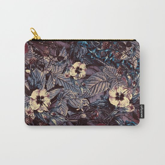 dark flowers Carry-All Pouch