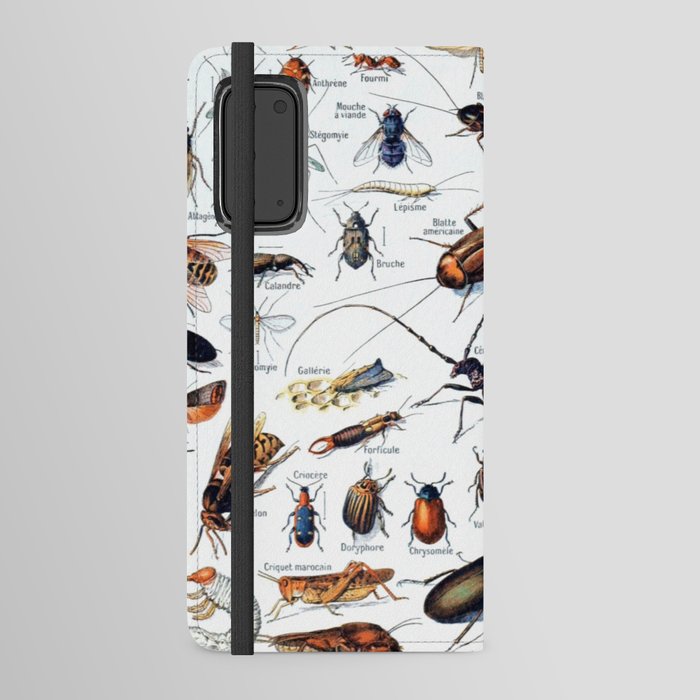Insectes 2 by Adolphe Millot Android Wallet Case