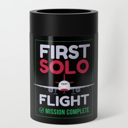 First Solo Flight Airplane First Flight Can Cooler