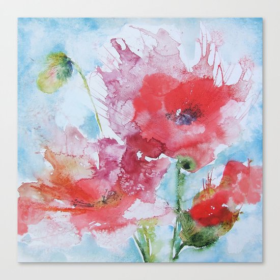 Poppies 04 Canvas Print