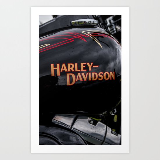 Harley D Art Print