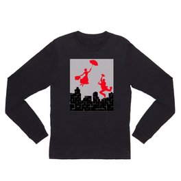 Mary Poppins squares Long Sleeve T Shirt