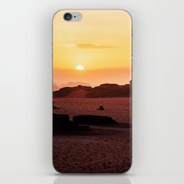 Wadi Rum Sunset, Jordan, Landscape, Travel Photography iPhone Skin