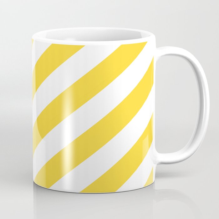 Stripes Deep Yellow Coffee Mug