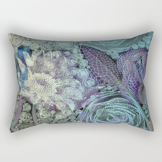 Blue fairy tale. Rectangular Pillow