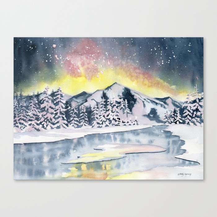 Winter Star Canvas Print