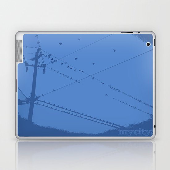 Birds on a wire Laptop & iPad Skin