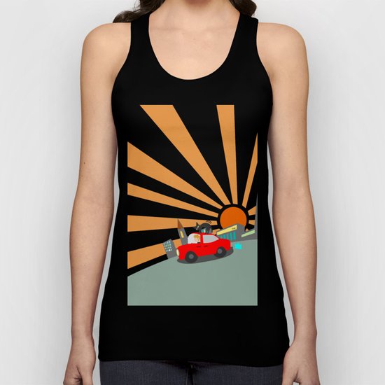Riding Unisex Tank Top